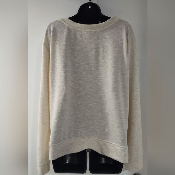 Knox Rose Sheer Lace Panel Pullover - Picture 2 of 4